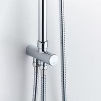 YS34141 Sprchový sloup, sloupek pro dešťovou sprchu s přepínačem tlačítka, výškově nastavitelný;
