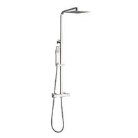 YS34186 Čtvercový sprchový sloup, termostatický sloup pro dešťovou sprchu, výškově nastavitelný;