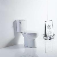 YS22202 2dílná keramická toaleta, prodloužená toaleta S-trap, certifikovaná toaleta TISI/SNI;