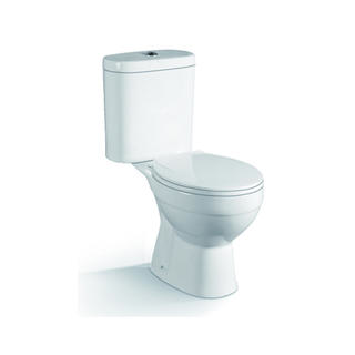 YS22206S 2dílná keramická toaleta, splachovací toaleta s uzavřenou spojkou S-trap;
