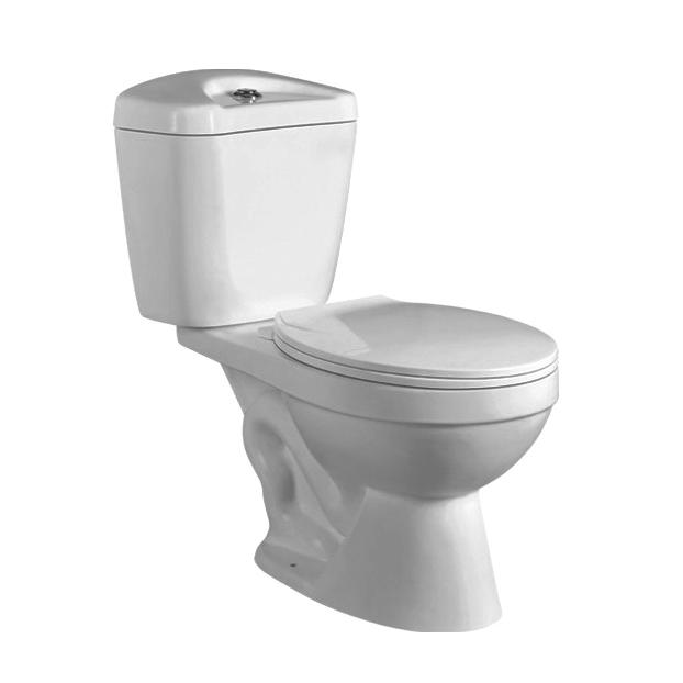 YS22207T 2dílná keramická toaleta, sifonová toaleta s uzavřeným závěsem S-trap;