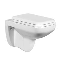 YS22212HR Závěsné keramické WC, Rimless Závěsné WC, splachovací;