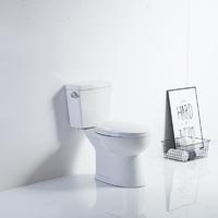 YS22238 2dílná keramická toaleta, prodloužená toaleta S-trap, certifikovaná toaleta TISI/SNI;