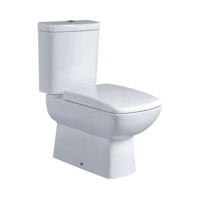 YS22240P 2dílná keramická toaleta, splachovací toaleta s uzavřeným P-trapem;