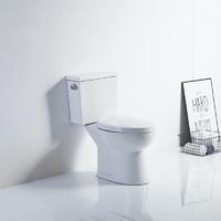 YS22241 2dílná keramická toaleta, prodloužená toaleta S-trap, certifikovaná toaleta TISI/SNI;