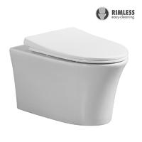 YS22283H Závěsné keramické WC, Rimless Závěsné WC, splachovací;