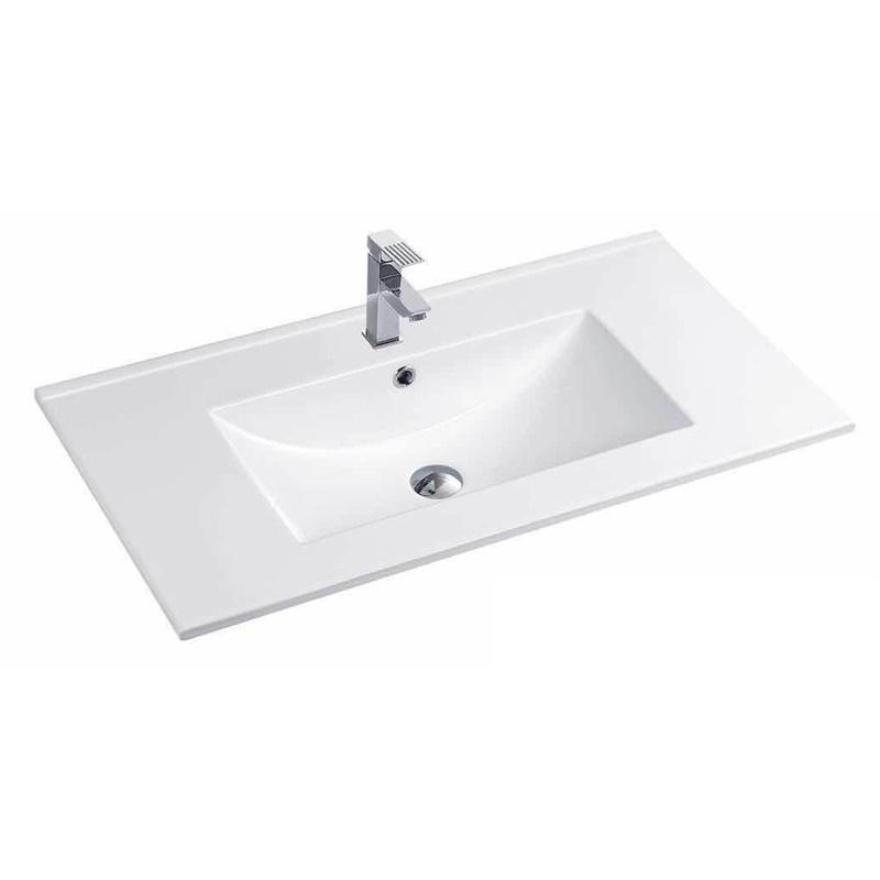 YS27286W-80 matná bílá glazovaná keramická skříňka umyvadlo, umyvadlo pod umyvadlo, umyvadlo na záchod;