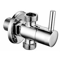 YS468 Mosazný úhlový ventil, uzavírací úhlový uzavírací ventil vody, pro baterii a WC, nástěnný;