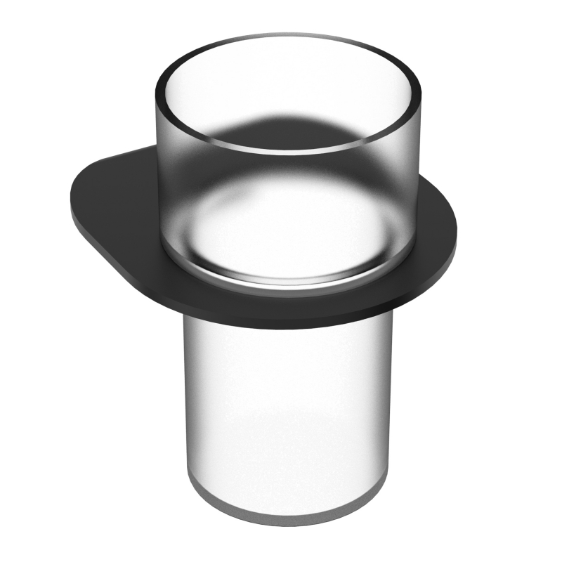 20484-MB Koupelnové doplňky, držák pohárku, zinek/mosaz/SUS držák pohárku a skleněný pohár;