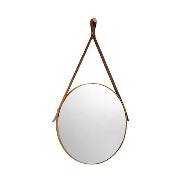 YS57005-50 Koupelnové zrcadlo, zrcadlo v mosazném rámu