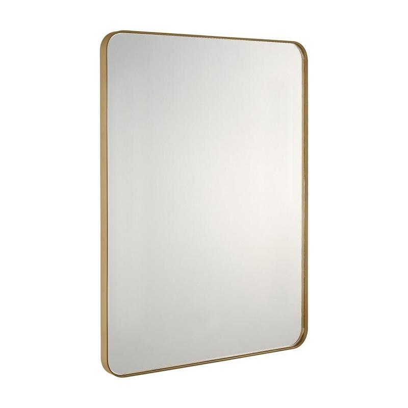 YS57006-70 Koupelnové zrcadlo, zrcadlo v mosazném rámu