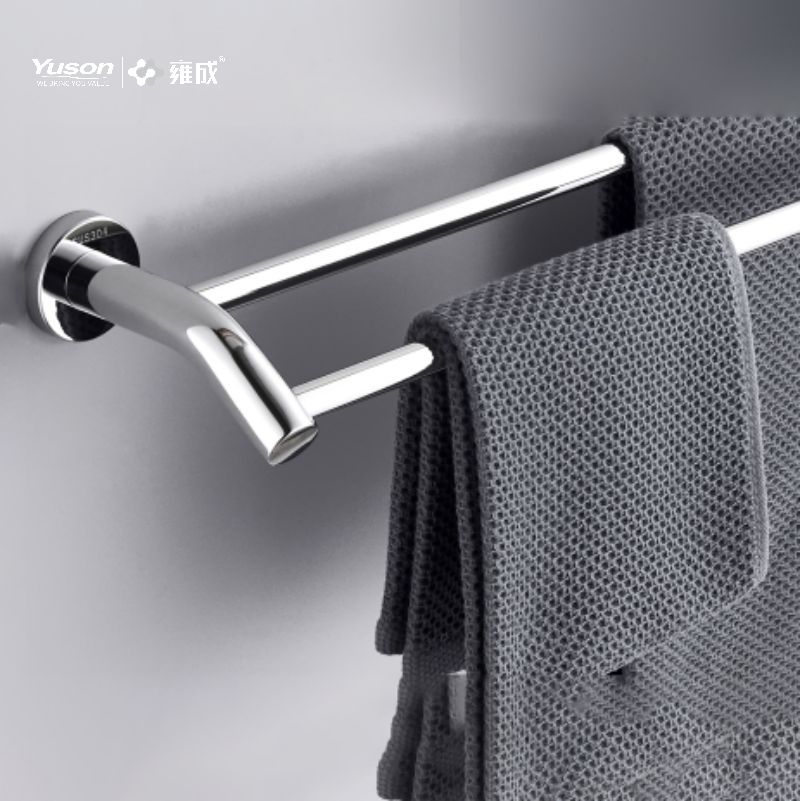 23724D2 Elegantní koupelnové doplňky, 2-pólové tyče na ručníky, 24”, držák ručníků, zinek/mosaz/SUS držák na ručníky, montáž na stěnu (série 23700)